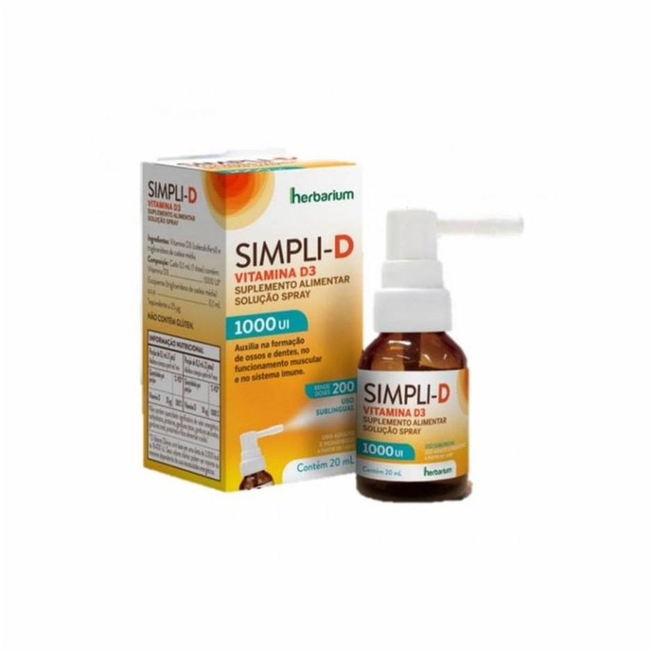 Simpli-D 1.000UI Solução Oral Spray 20ml — Qualidoc