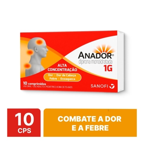 Angador Anador 1g 10 Comprimidos — Qualidoc