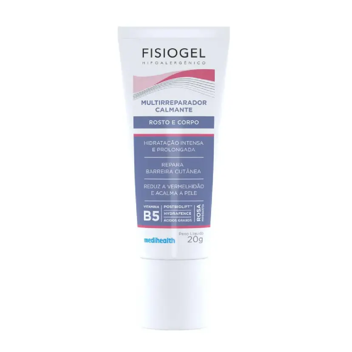 Creme Multirreparador Calmante Vitamina B5 Fisiogel 20g — Qualidoc